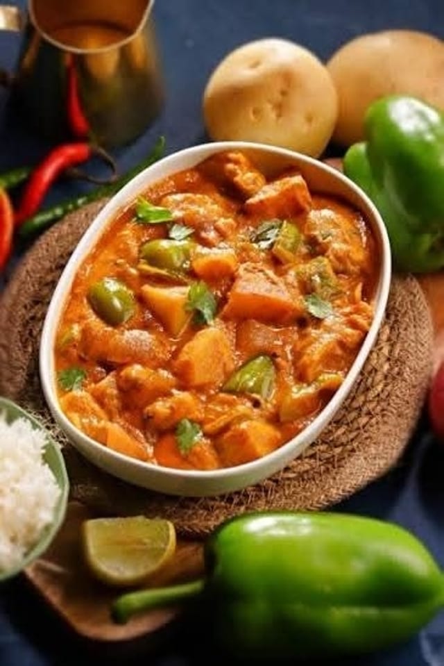LB-Aloo Capsicum - Vegan.