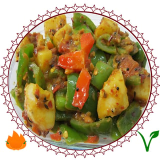 Aloo Capsicum - Vegan