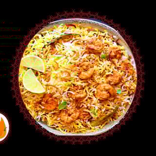 Dakshin Special Shrimp Biryani