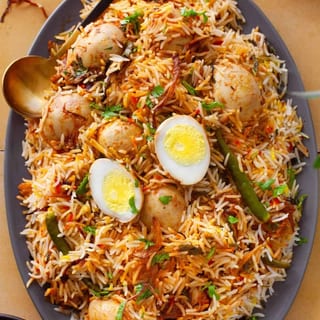 Dakshin Special Egg Biryani