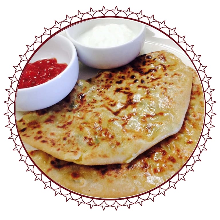 Savor our authentic paratha