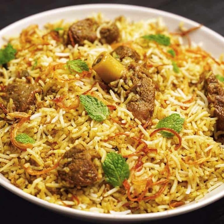 Goat Dum Biryani Delight