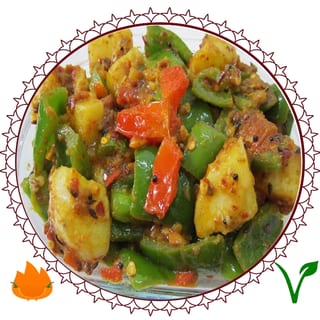 Aloo Capsicum - Vegan